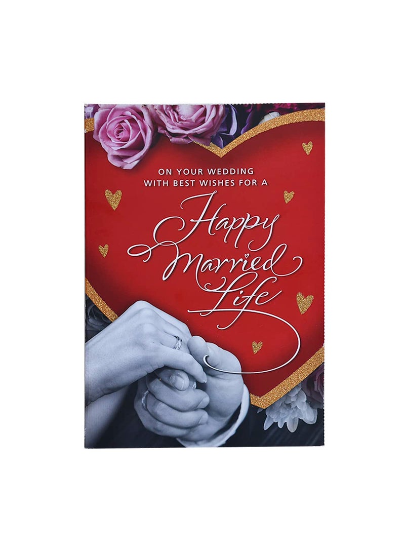 Saugat Traders Saugat Traders Love Gift Combo for Girlfriend, Boyfriend - Love Greeting Card, Cute Couple Miniature, Red Rose Flower Bag - Valentines Day - Anniversary Gift  - Image 2
