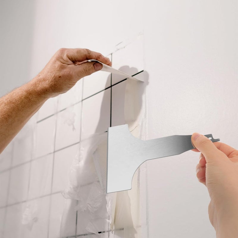 4PCS Reciprocating Saw Scraper Blades Replacement Tools for Grout and Debris Removal - Image 4