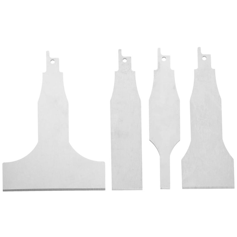 4PCS Reciprocating Saw Scraper Blades Replacement Tools for Grout and Debris Removal - Image 1