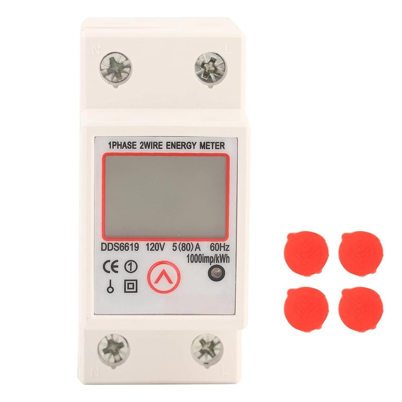 DDS6619 526L 1 Single Phase Digital Electric Power Energy Meter Multifunctional Current Consumption Measurement - Image 2