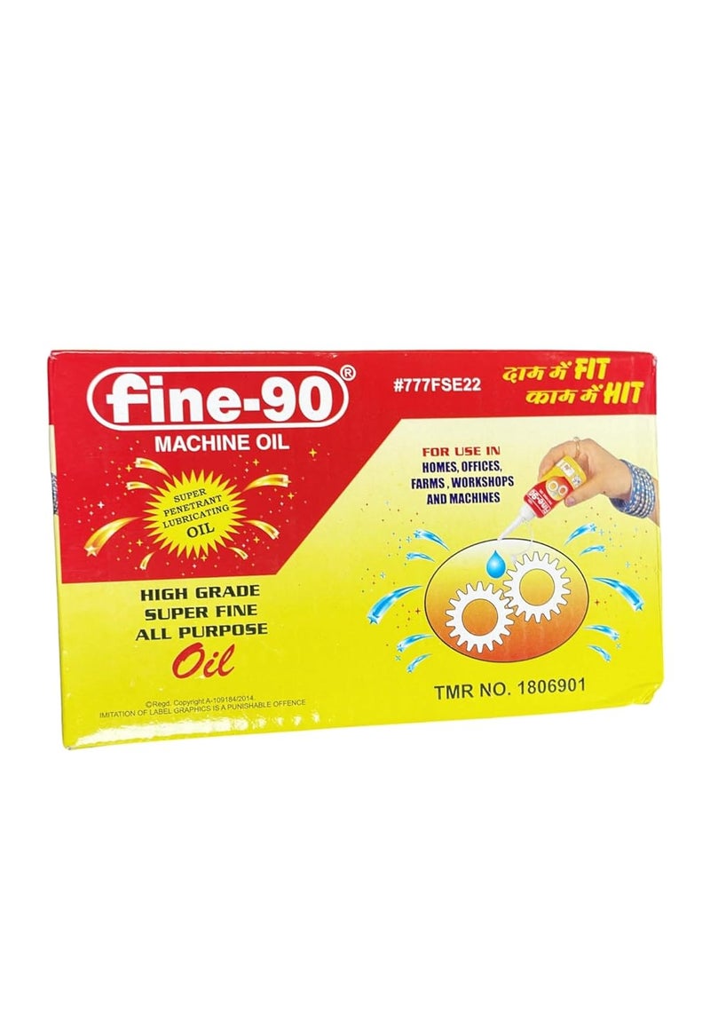 Generic Jain Button Fine90 Machine Oil for Sewing Machines MultiPurpose Lubricant for Singer Usha Brother machines Pack Of 2pcs 22ml in one pcs  - Image 2