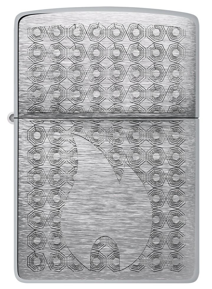 Zippo ولاعة مقاومة للرياح من Zippo AE179265 200 مصنوعة من الكروم المصقول - Image 2