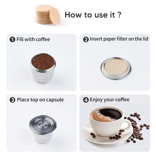 Dupiulk 800 Count Espresso Coffee Filters, 51 mm Unbleached Round Coffee Paper Filter for Espresso Machine, Disposable Coffee Filter Compatible with Espresso Coffee Maker - Image 4