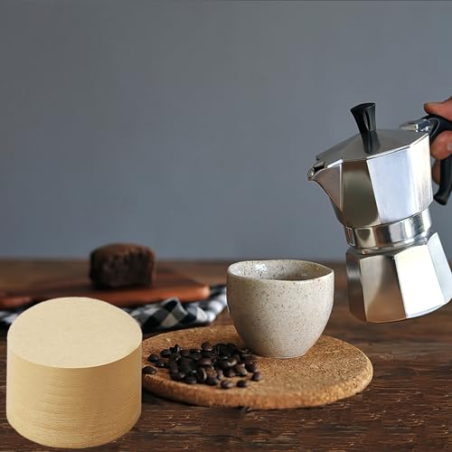 Dupiulk 800 Count Espresso Coffee Filters, 51 mm Unbleached Round Coffee Paper Filter for Espresso Machine, Disposable Coffee Filter Compatible with Espresso Coffee Maker - Image 3
