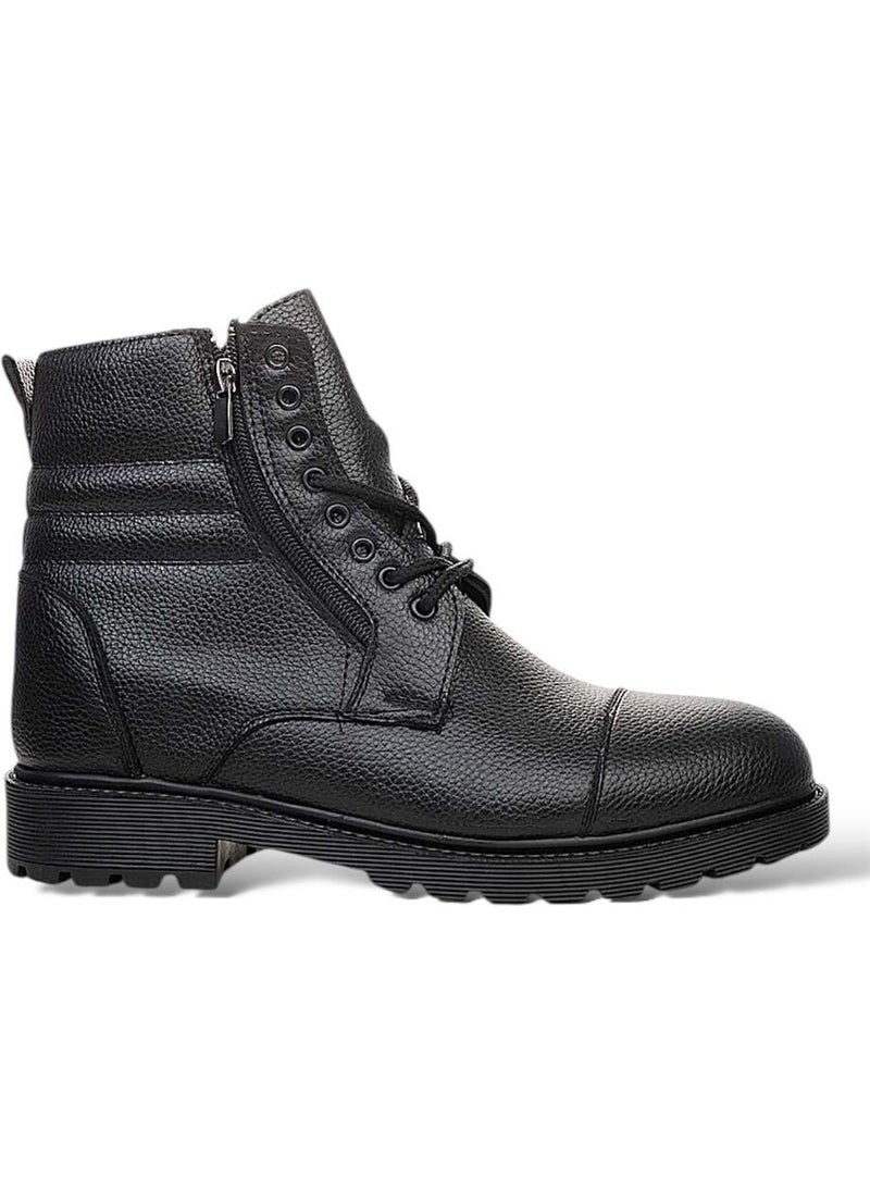 Non-Slip Sole Double Zipper Lace-Up Men's Boots Black - pzsku/ZA68B4C5726FD2E8C97BEZ/45/_/1731291277/f7549295-9819-484f-8e7a-17556fe29dc7