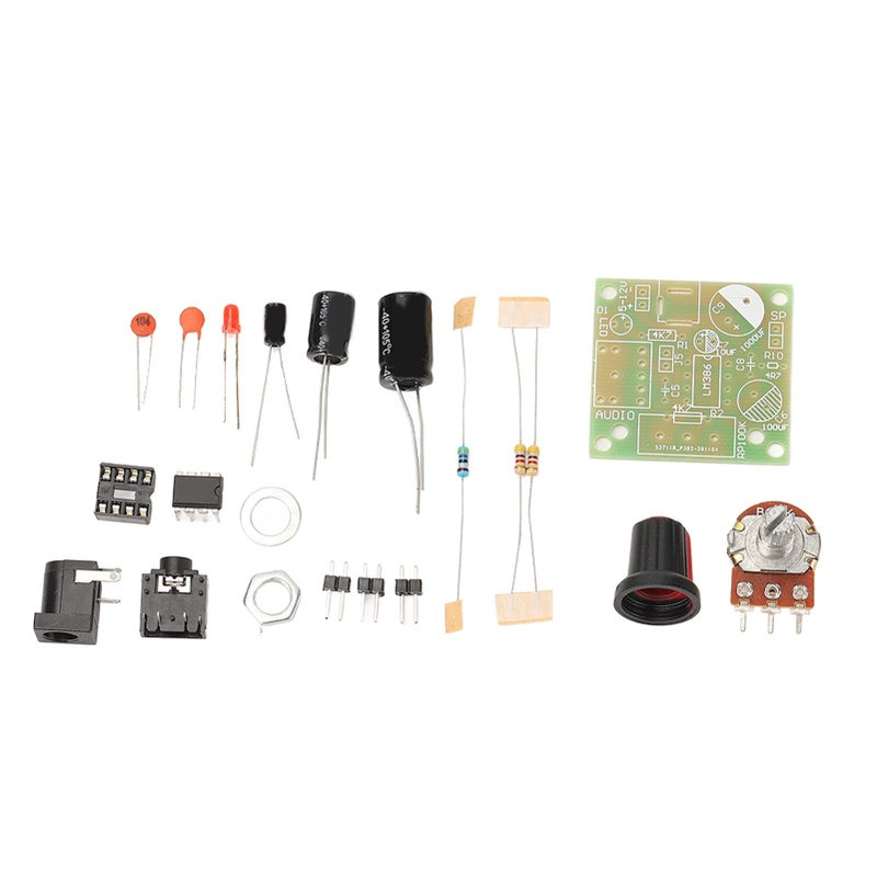 LM386 مكبر الصوت وحدة دي اي واي عدة تيار مستمر 3-12 فولت 0.5 واط إلى 10 واط إخراج FR4 لوحة PCB - Image 2