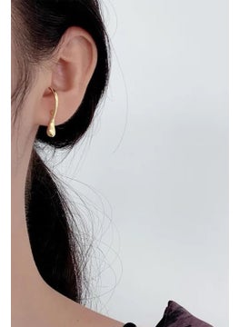 Bahels Gold Color Trend Asymmetrical Water Drop Earrings  - Image 3