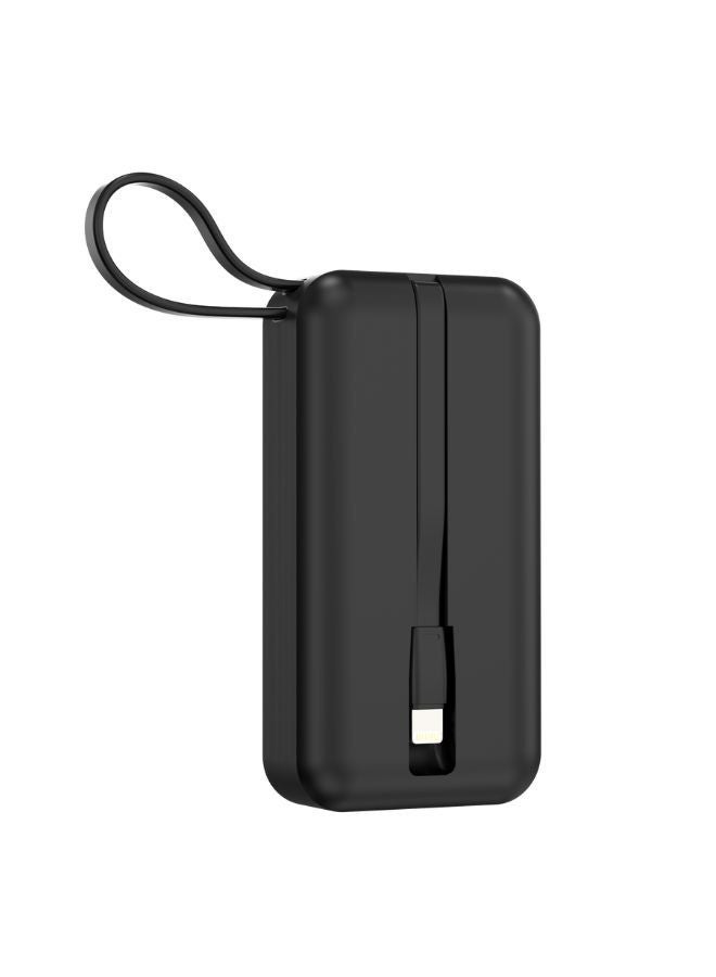 آي كيو تاتش بنك طاقة صغير IQ TOUCH بسعة 10000 مللي أمبير/ساعة - كابلات USB-C وLightning مدمجة، شحن سريع PD بقوة 22.5 واط، خرج أقصى 3 أمبير، مؤشر LED، خفيف الوزن، شحن وحماية متعدد الأجهزة - Image 3