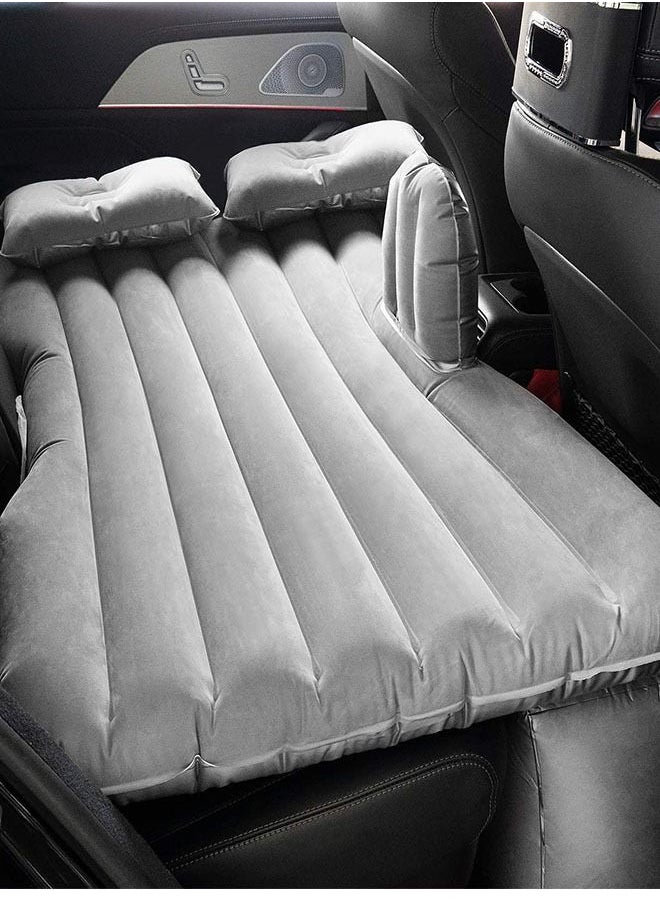 Generic - Car Travel Bed 138*90*45Cm SUV Air Mattresses Car Inflatable Travel Bed for Adjustable Sleeping Pad Airbed Seat Cover Cushion Flocking Cloth with Pump - Image 1