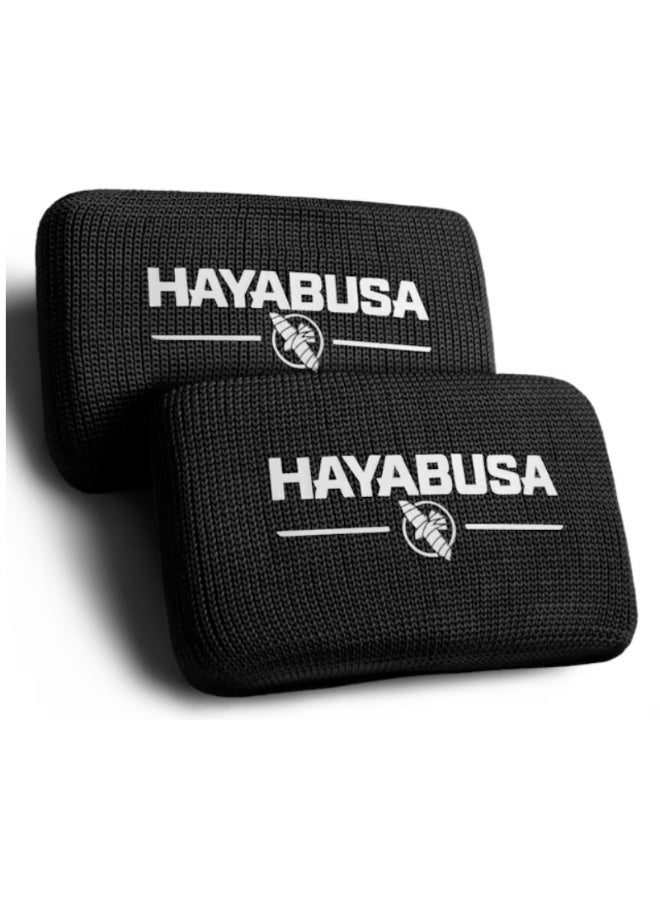HAYABUSA BOXING KNUCKLE GUARDS BLACK - Image 1