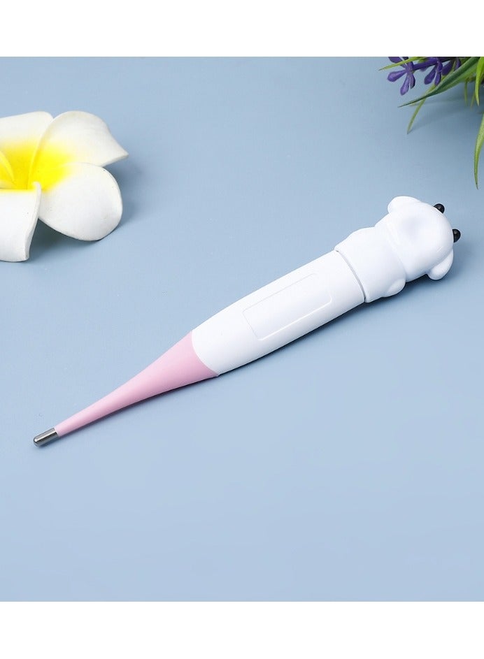 Generic Adorable Cow Thermometer for Girls - Fast Accurate Body Temperature Sensor, Hypoallergenic Flexible Probe with Pink & White Animal Theme (Perfect Kids Gift) - Image 4