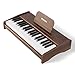 STRICH 37 Keys Kids Piano Keyboard Mini Digital Piano for Kids Volume Adjustable Music Book Wood Piano for 3 Girls and Boys Walnut Color SEK37 - Image 2