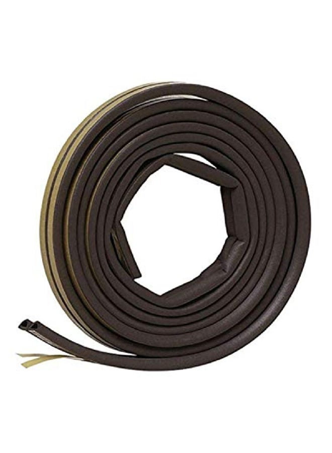 Randall EPDM D-Profile Self-Stick Rubber Foam Weatherseal Brown 0.64 x 0.8 x 518 cm V-25-BR - Image 3