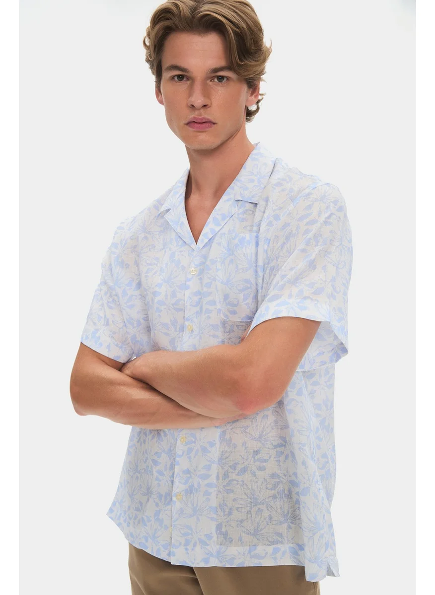 جون Exclusive Men's Short Sleeve Patterned Shirt