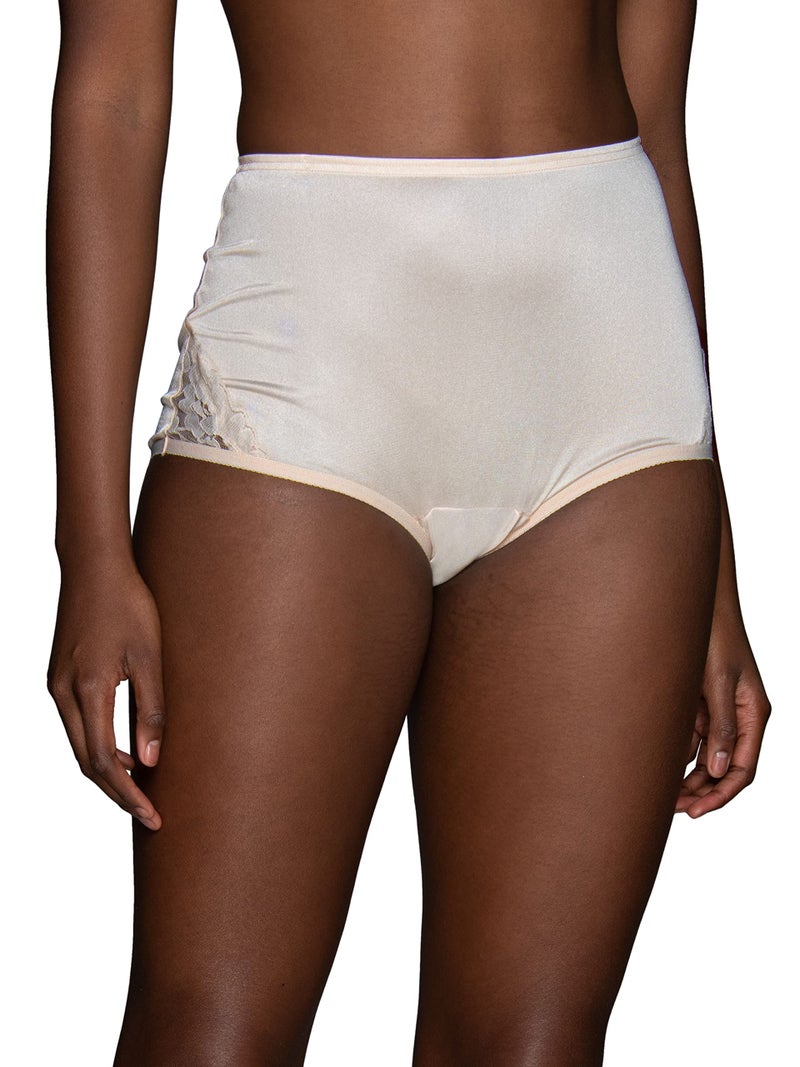 Vanity Fair Women's Perfectly Yours High Waisted Brief Panties, Lace Nouveau-Fawn, 7 - Image 4