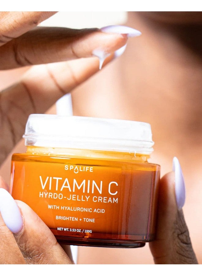 SpaLife Brightening + Tone Vitamin C Hydrojelly Cream With Hyaluronic Acid - Image 3