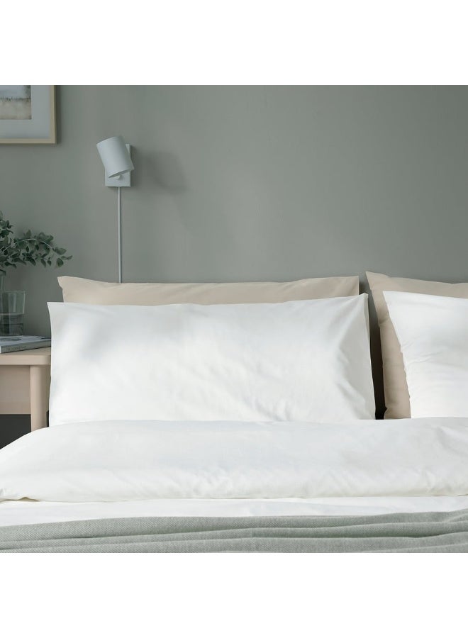 DVALA Pillowcase, white, 50x80 cm - Image 2