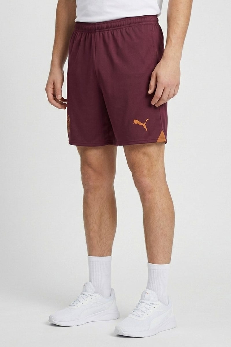 PUMA Men Sportswear Fit Brand Logo Training Shorts, Maroon - Image 3