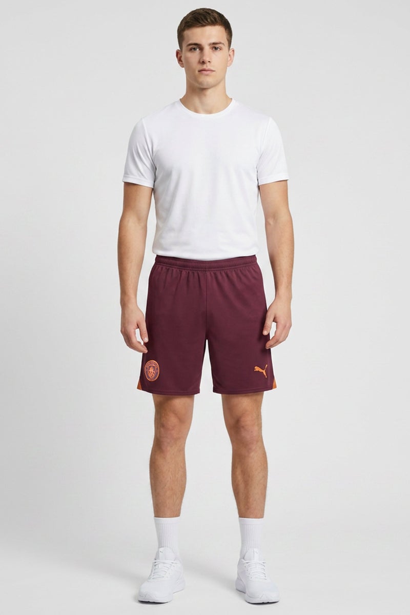 PUMA Men Sportswear Fit Brand Logo Training Shorts, Maroon - Image 2