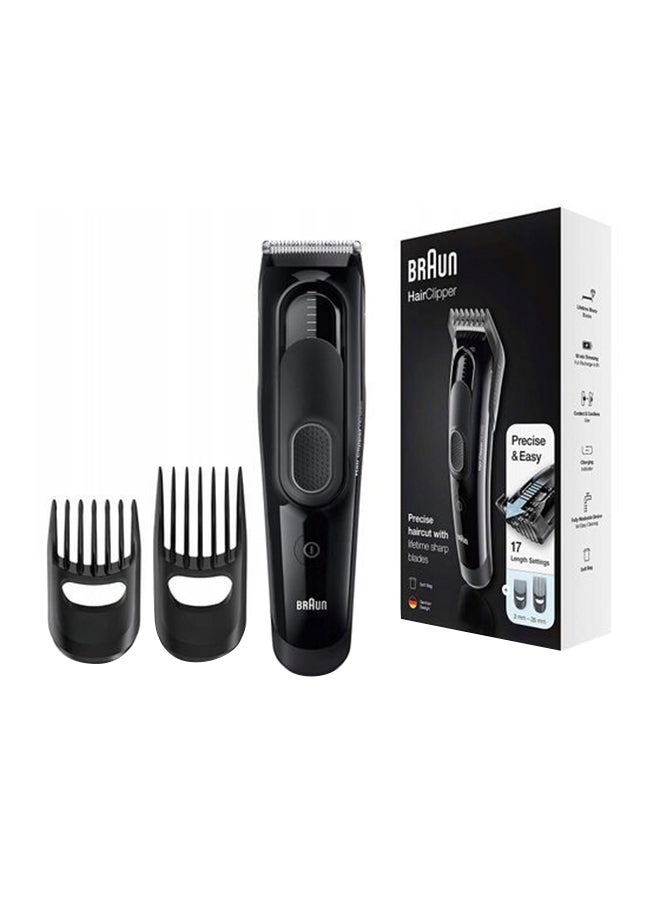 BRAUN 2-Comb Hair Clipper HC5050 Black - Image 1