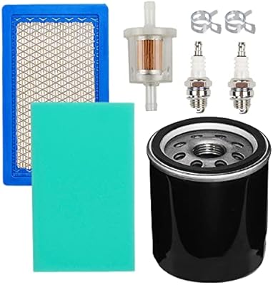 HIFROM HIFROM Air Filter Cleaner Oil Filter Spark Plug Claim Tune Up Kit Compatible with Kawasaki FH381V FH430V 11013-7017  - Image 1