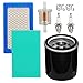 HIFROM HIFROM Air Filter Cleaner Oil Filter Spark Plug Claim Tune Up Kit Compatible with Kawasaki FH381V FH430V 11013-7017  - Image 2