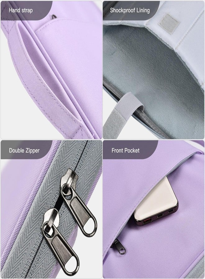 iKammo 13 Inch iPad Pro Air Sleeve, Chromebook iPad Carrying Sleeve Case Bag for Samsung Galaxy Tab S9+ Plus/S9 FE+/S8+ 12.4", Surface Pro 10/9/8/X, iPad Pro 13 M4, Purple - Image 5