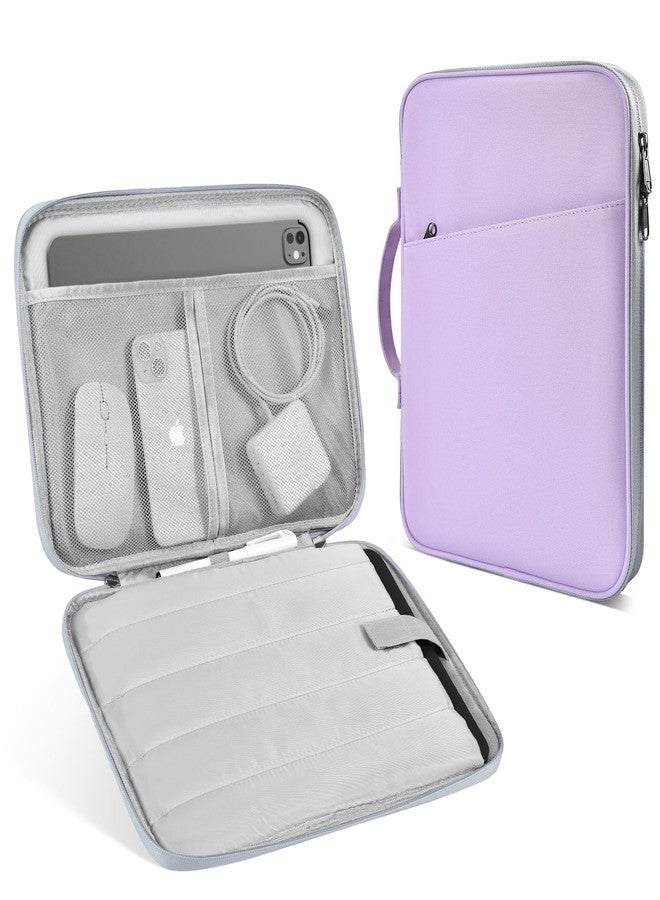 iKammo 13 Inch iPad Pro Air Sleeve, Chromebook iPad Carrying Sleeve Case Bag for Samsung Galaxy Tab S9+ Plus/S9 FE+/S8+ 12.4", Surface Pro 10/9/8/X, iPad Pro 13 M4, Purple - Image 1