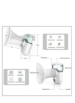 Generic 3-in-1 Portable Nano Nebulizer & Eye Mist Sprayer for Children and Adults/Portable Silent/For the Treatment of Diseases of the Nose, Deep Cleansing, Relieves Dryness & Eye Fatigue  - Image 2