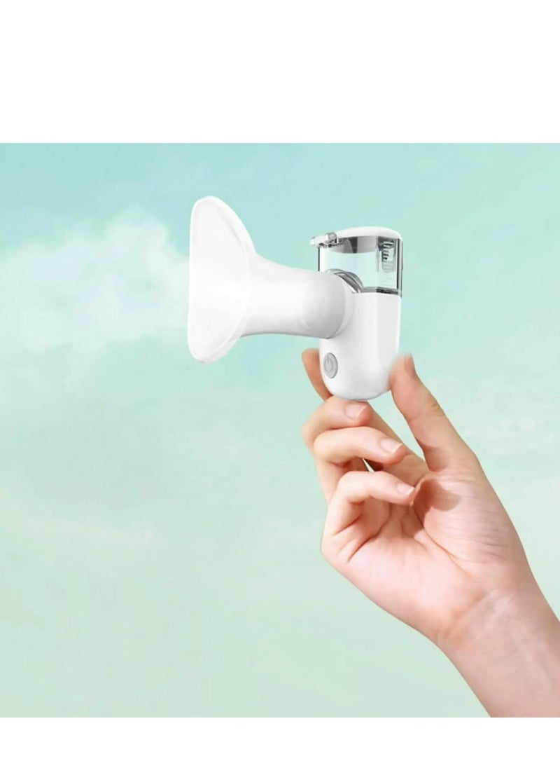 Generic - 3-in-1 Portable Nano Nebulizer & Eye Mist Sprayer for Children and Adults/Portable Silent/For the Treatment of Diseases of the Nose, Deep Cleansing, Relieves Dryness & Eye Fatigue - Image 1