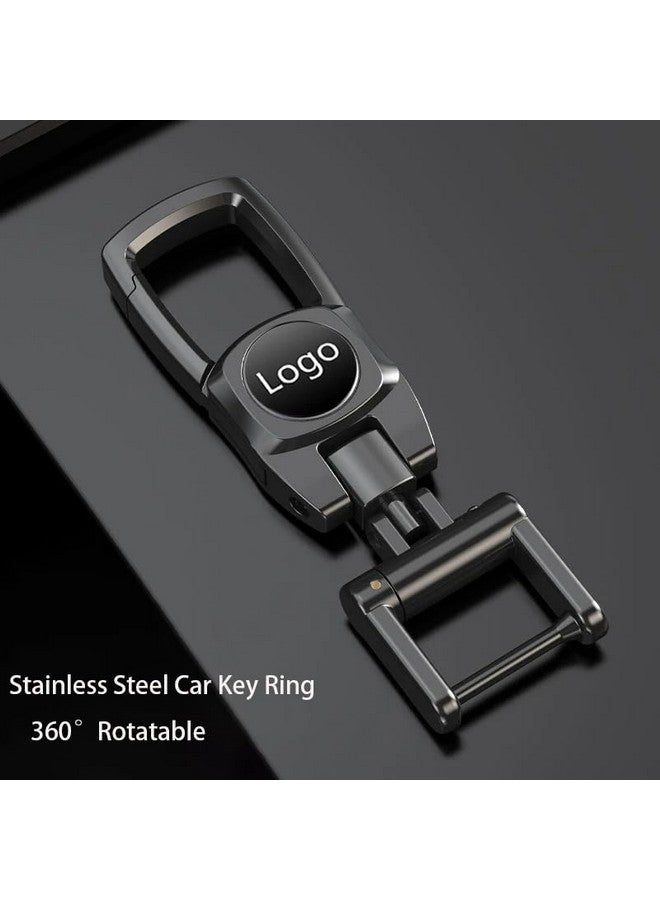 Contacts Heavy Duty Stainless Steel Key Chain Compatible For New City Elevate Amaze Honda, Black - Image 3