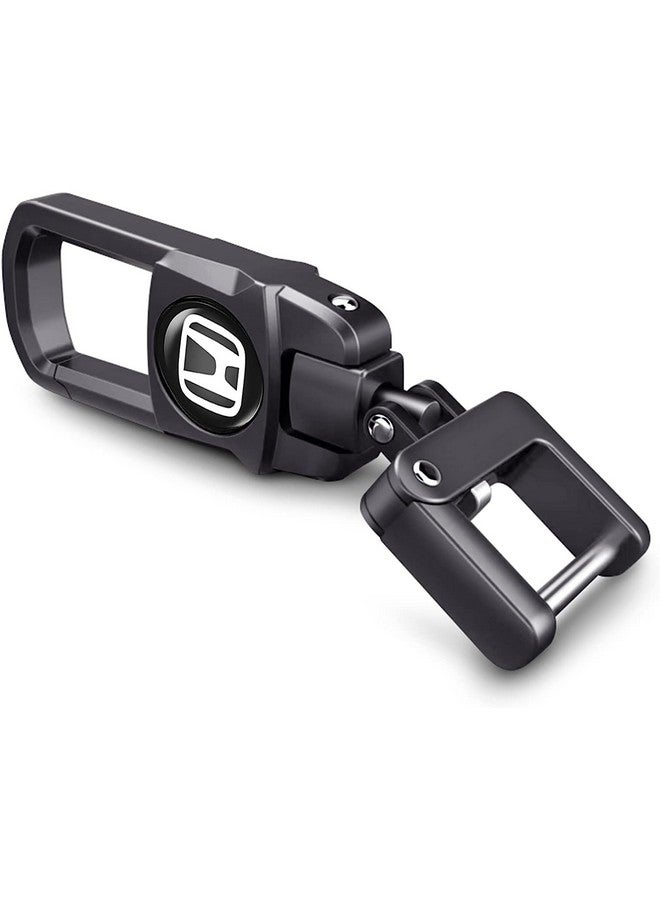 Contacts Heavy Duty Stainless Steel Key Chain Compatible For New City Elevate Amaze Honda, Black - Image 1