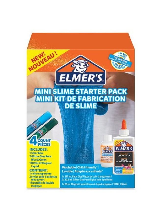 إلميرز إلمرز طقم سلايم صغير الحجم باللون الأزرق 4 قطع