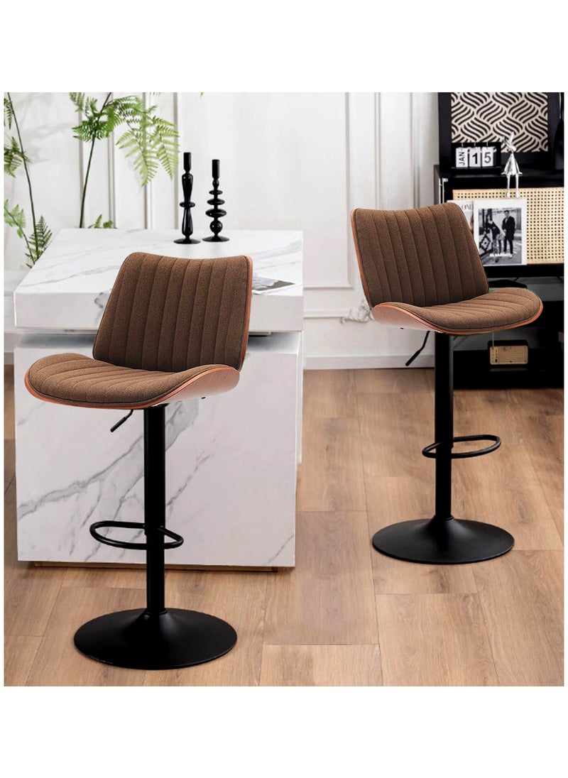 Generic Set Of 2 Pieces Modern Counter Height Barstools  - Image 4
