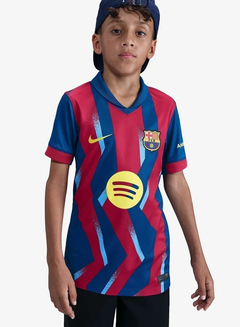 نايكي قميص برشلونة الرياضي للأطفال بتقنية دراي-فت