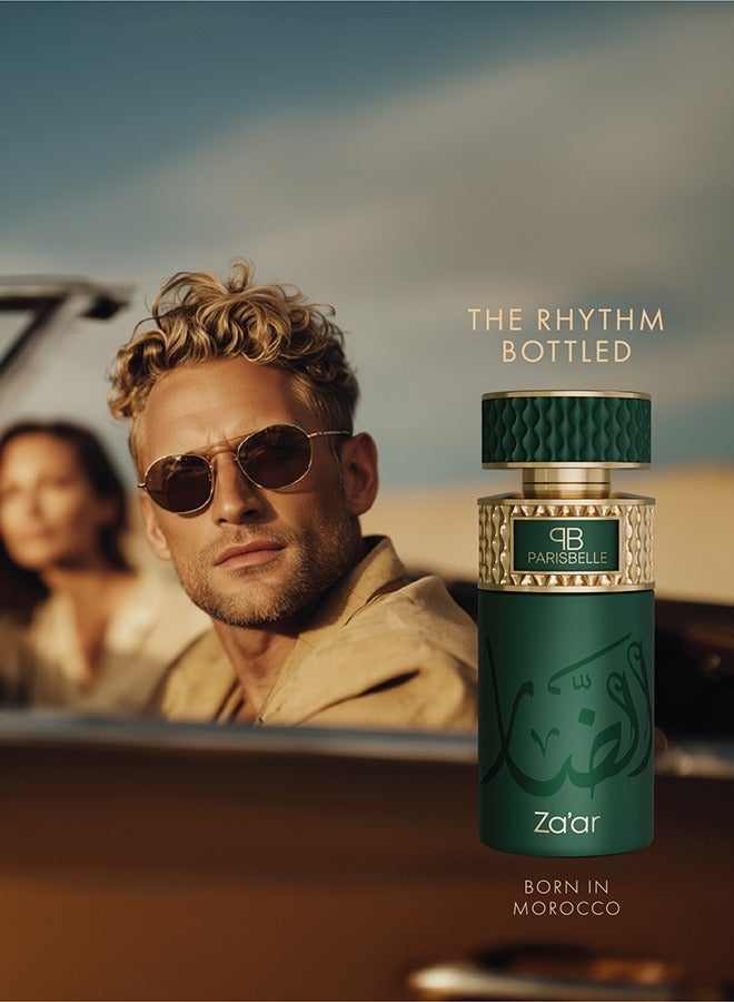 Parisbelle مجموعة زار من باريس بيل - عطر إكسترايت دي بارفان 100 مل | رائحة فواكه-توابل للجنسين مع الخوخ، الفانيليا والعنبر - Image 3