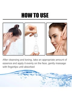 EELHOE Niacinamide Facial Essence, 50ml Whitening Pimple Treatment Hyaluronic Acid Serum, Anti Wrinkle And Anti Aging Face Serum For Pimple, Acne And Pore Shrinking  - Image 5