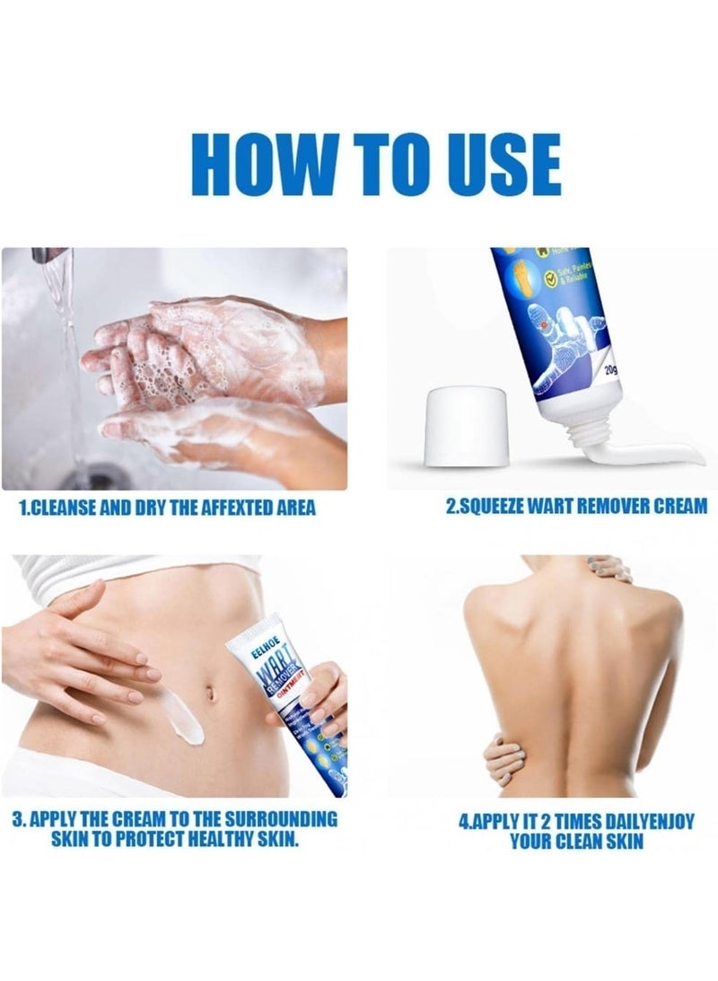 إيلهو مزيل الثآليل، مزيل لطيف للزوائد الجلدية، مرهم عشبي مُرمِّم، تركيبة طبيعية سريعة المفعول، علاج آمن وفعال لإزالة الثآليل، 20 غرام - Image 2