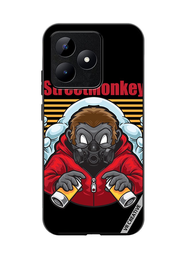 VR CREATIVE Protective Case Cover For Realme C53 Street Monkey Design Multicolour - Image 1