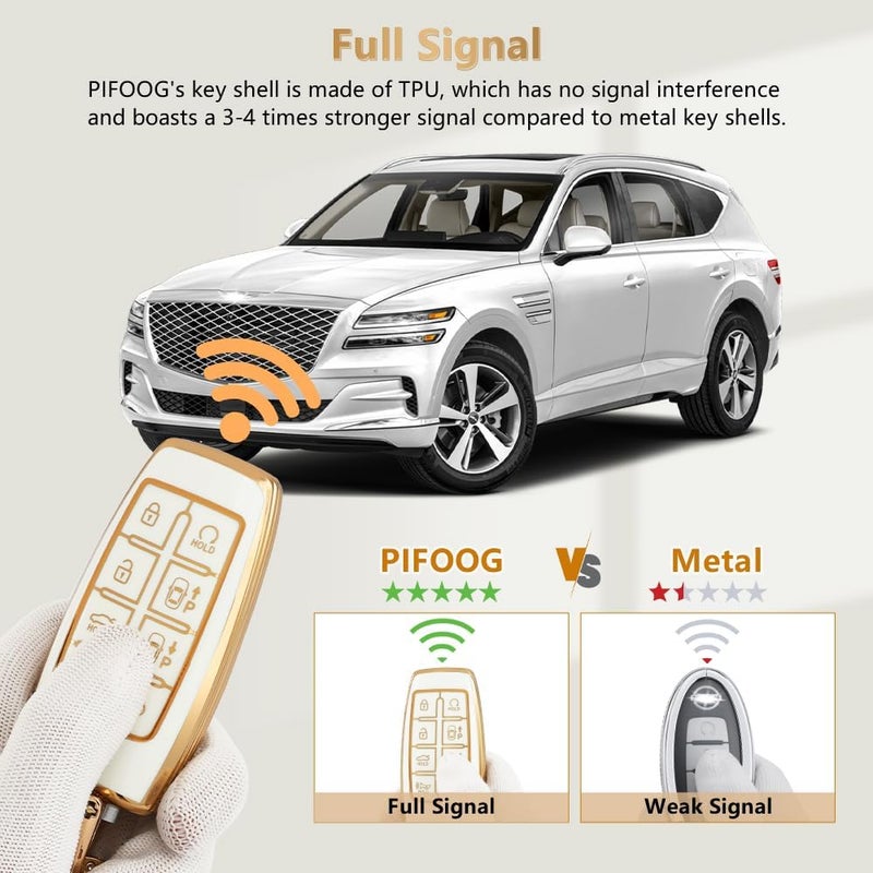 PIFOOG Bling Key Fob Cover for Kia - Image 4