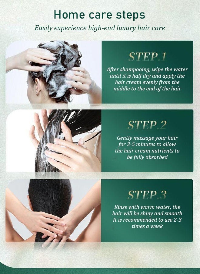 Keratin Multi-Peptide Cream for Hair Hydration and Smoothing - Image 5