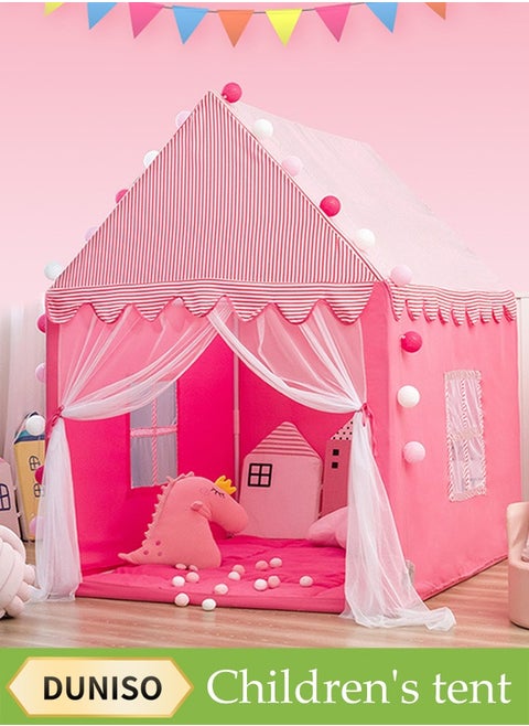 Children's Play Tent Activity Center, Indoor Playhouse, Girl Doll House, Gift, Home Bed, Mosquito Net Big House, Toy House, Suitable For Bedroom, Living Room, Backyard, Park, 125cm*95cm*135cm