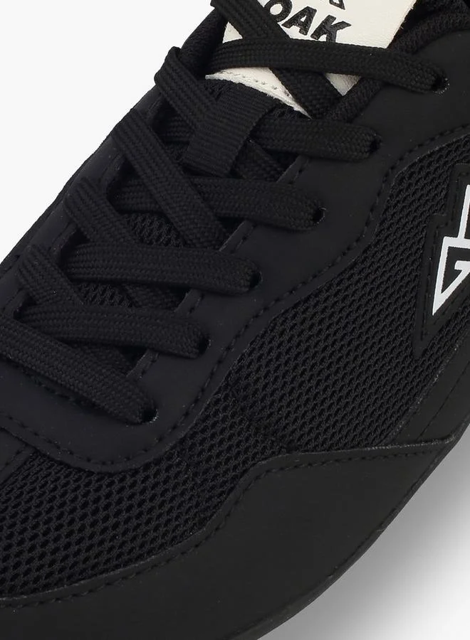 Oaklan By Shoexpress BLACK Women Lace-Up Ankle Sneakers for Women | Best Price UAE