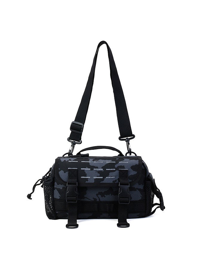 Generic Fishing Tackle Bag Outdoor Fishing Tackle Storage Bag Waist Bag Cross Body Fishing Pack for Hunting Hiking Camping - Image 1