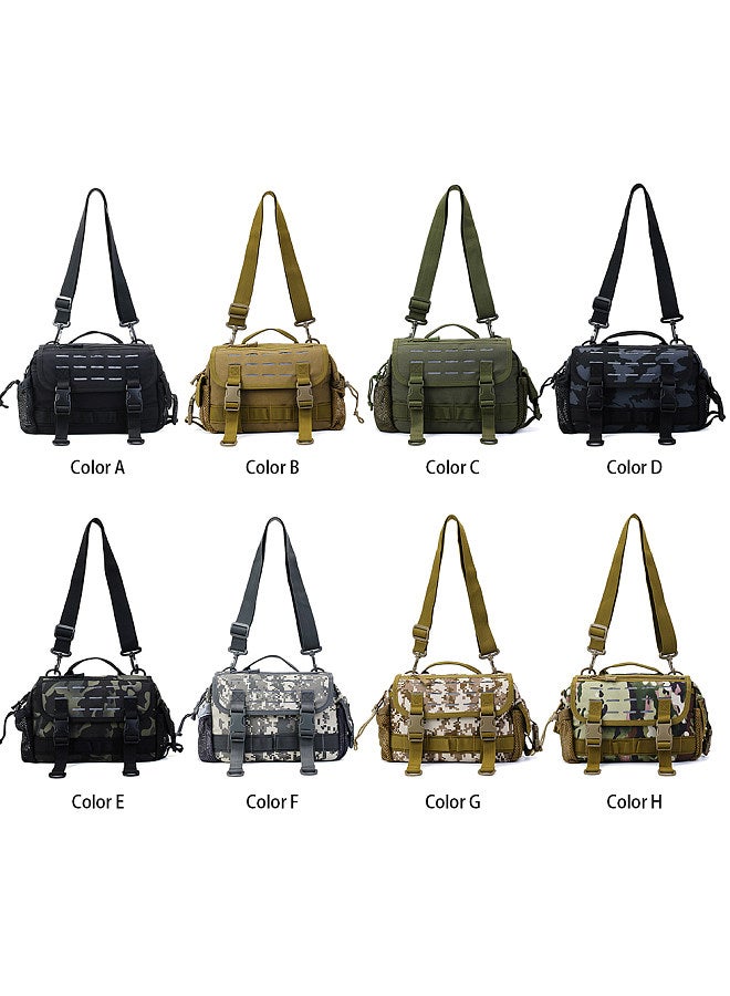 Generic Fishing Tackle Bag Outdoor Fishing Tackle Storage Bag Waist Bag Cross Body Fishing Pack for Hunting Hiking Camping - Image 2