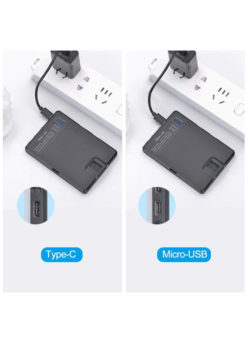 LED High-Power Rechargeable Clip-on Fill-light Video Light with Front and Rear Clips  Adjustable to 3 Lighting Modes  Suitable for Mobile Phones  IPad Laptops Suitable for Makeup Selfies Vlog and Vide