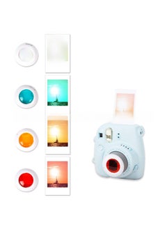 Generic POLARIDE Mini9/8 +/8 Retro Camera Bag Album Sticker Filter Photo Frame Accessories Set 12-in -1 Set-Color:Mint Green  - Image 4