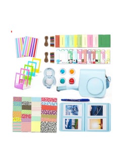 Generic POLARIDE Mini9/8 +/8 Retro Camera Bag Album Sticker Filter Photo Frame Accessories Set 12-in -1 Set-Color:Mint Green  - Image 2