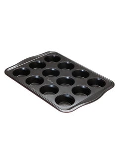 Prestige Prestige New Disney Bake with Mickey Mouse Muffin Trays For Baking 12 Cup - Non Stick Muffin Tin, Carbon Steel Bakeware, Red & Black  - Image 3