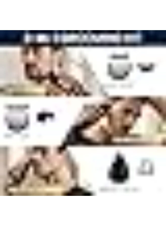 Ufree 3-in-1 Beard Trimmer Kit – Professional Electric Shaver & Grooming Tool for Mustache, Body, Nose & Facial Hair. Waterproof, Rechargeable, All-in-One Clipper Set – Perfect Birthday Gift for Men - Image 3